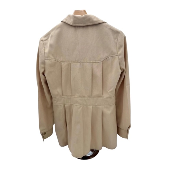 Vintage Bronson of California Pleated Jacket - Tan Size 9/10 - Picture 3 of 3